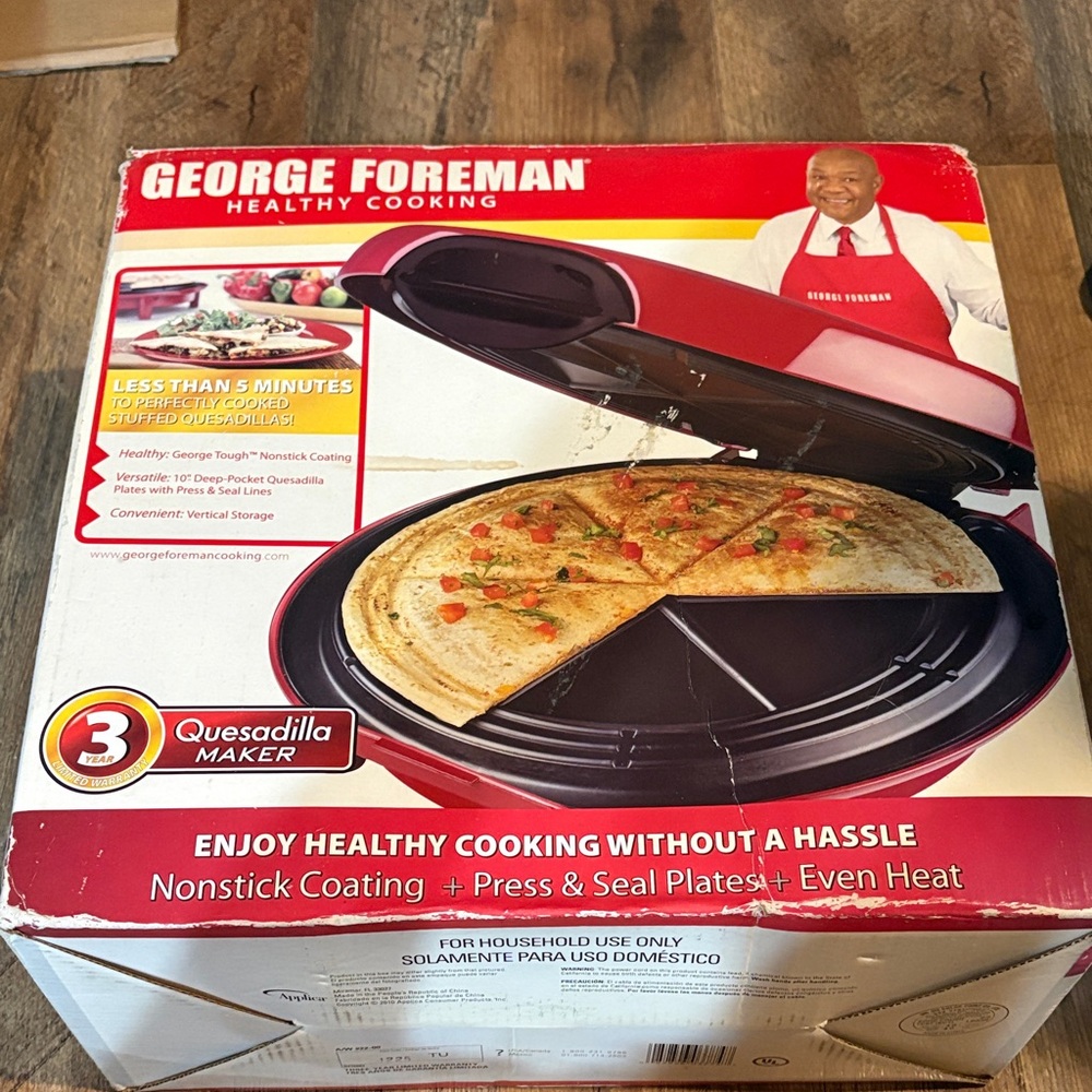 George Foreman Quesadilla Maker